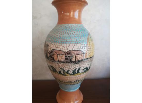 Handmade Decorative Ceramic Vase|Pottery Home Decor | Horse 